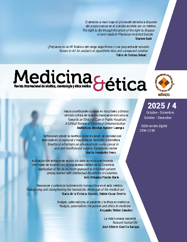 					Ver Vol. 36 Núm. 4 (2025): Vol. 36 Núm.4 (2025): Medicina y Ética
				