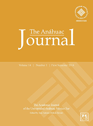 The Anáhuac Journal Vol 14 No 1 First Semester 2014
