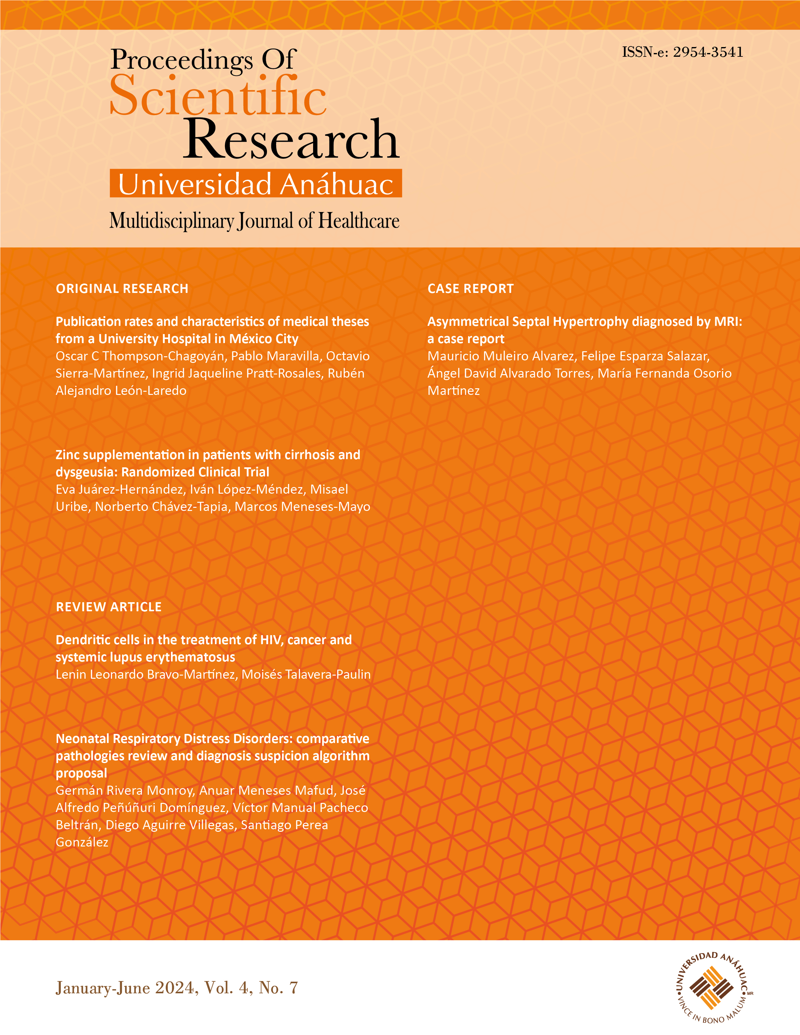 					Ver Vol. 4 Núm. 7 (2024): Proceedings of Scientific Research Universidad Anáhuac
				